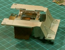 top footplate folded and soldered into position.