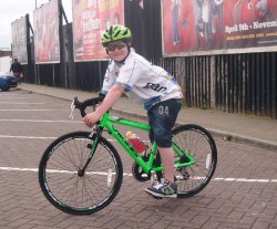 Callum's first road bike