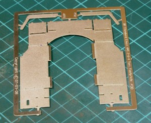 Front running plate etching