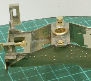 Rear bogie lateral control