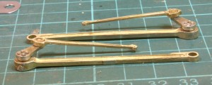 Return crank and eccentric rod