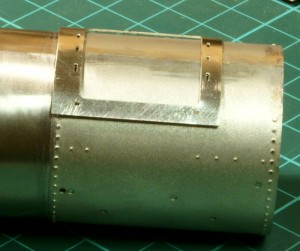 Forming the saddle around the boiler