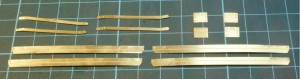 Parts for the cross pieces