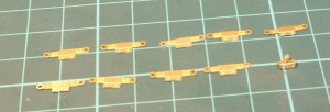 Brackets for the shackles.