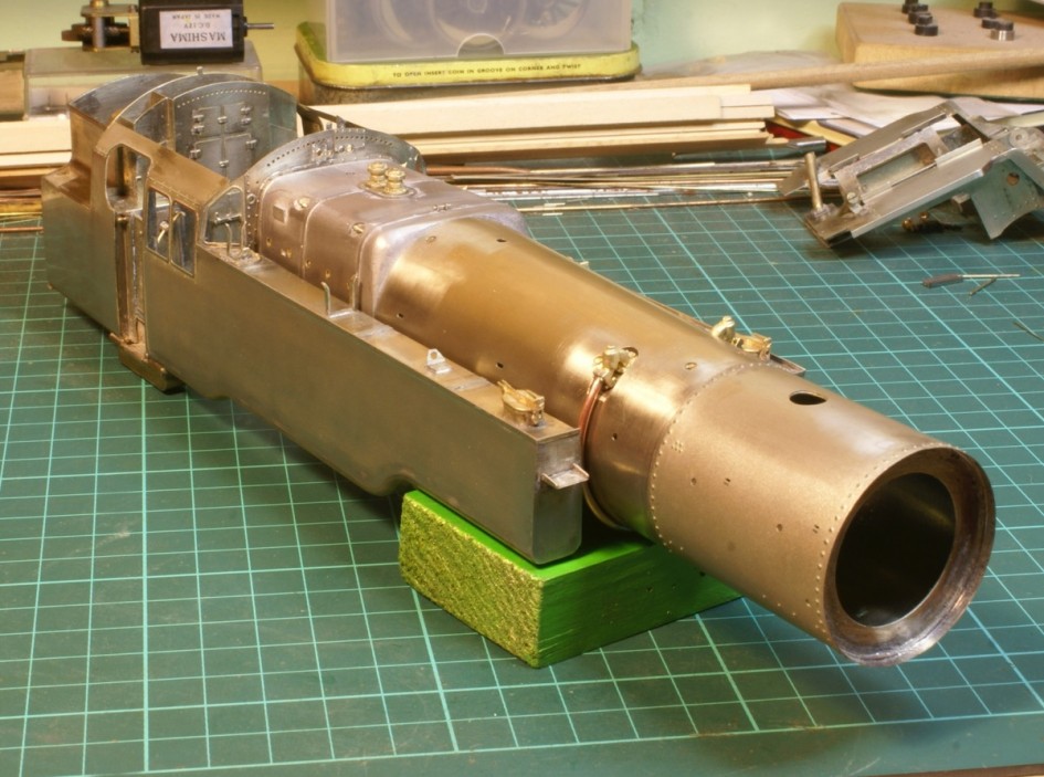 Fitting the boiler and firebox