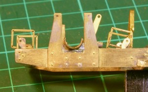 Modified shape to the brake hanger