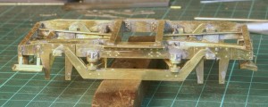 Test fit for the equaliser beams